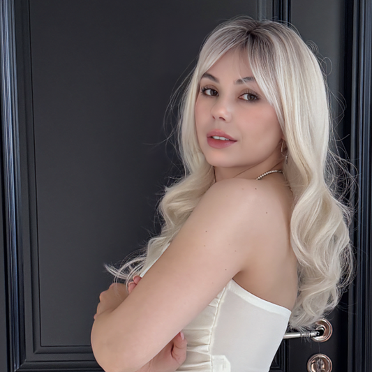 Imogen - Wigyy Blonde Curl Daily Use Wig with Bang