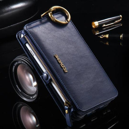 Classic Retro Stand Wallet Case for iPhone