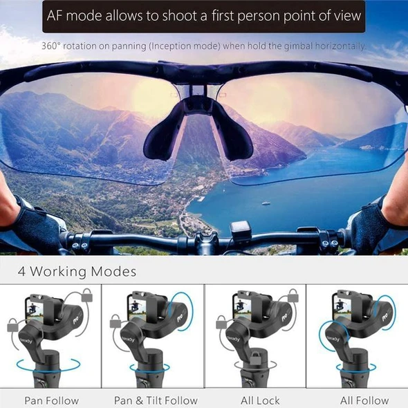 3D SMART BLUETOOTH HANDHELD SMOOTH GIMBAL【LAST DAY 50% OFF】