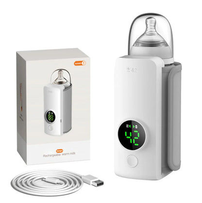 Portable Wireless Bottle Warmer – USB Rechargeable & Fast Heat 🔥🍼