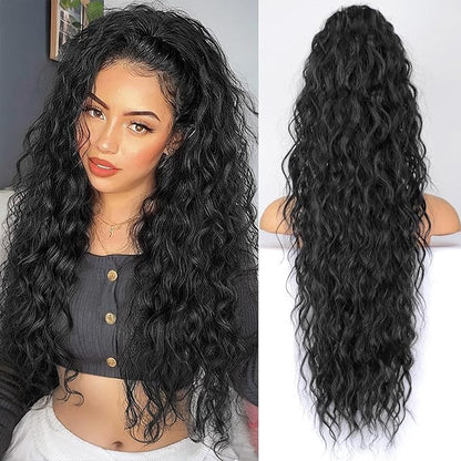 ✨Mega Curly Ponytail – Get Instant Glam and Gorgeous Volume! 🔥