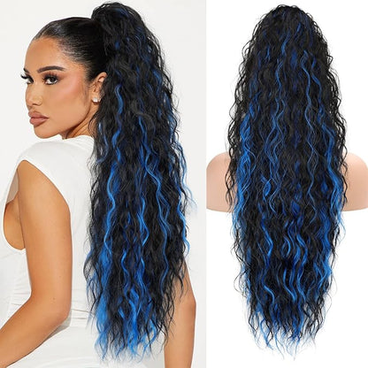 ✨Mega Curly Ponytail – Get Instant Glam and Gorgeous Volume! 🔥