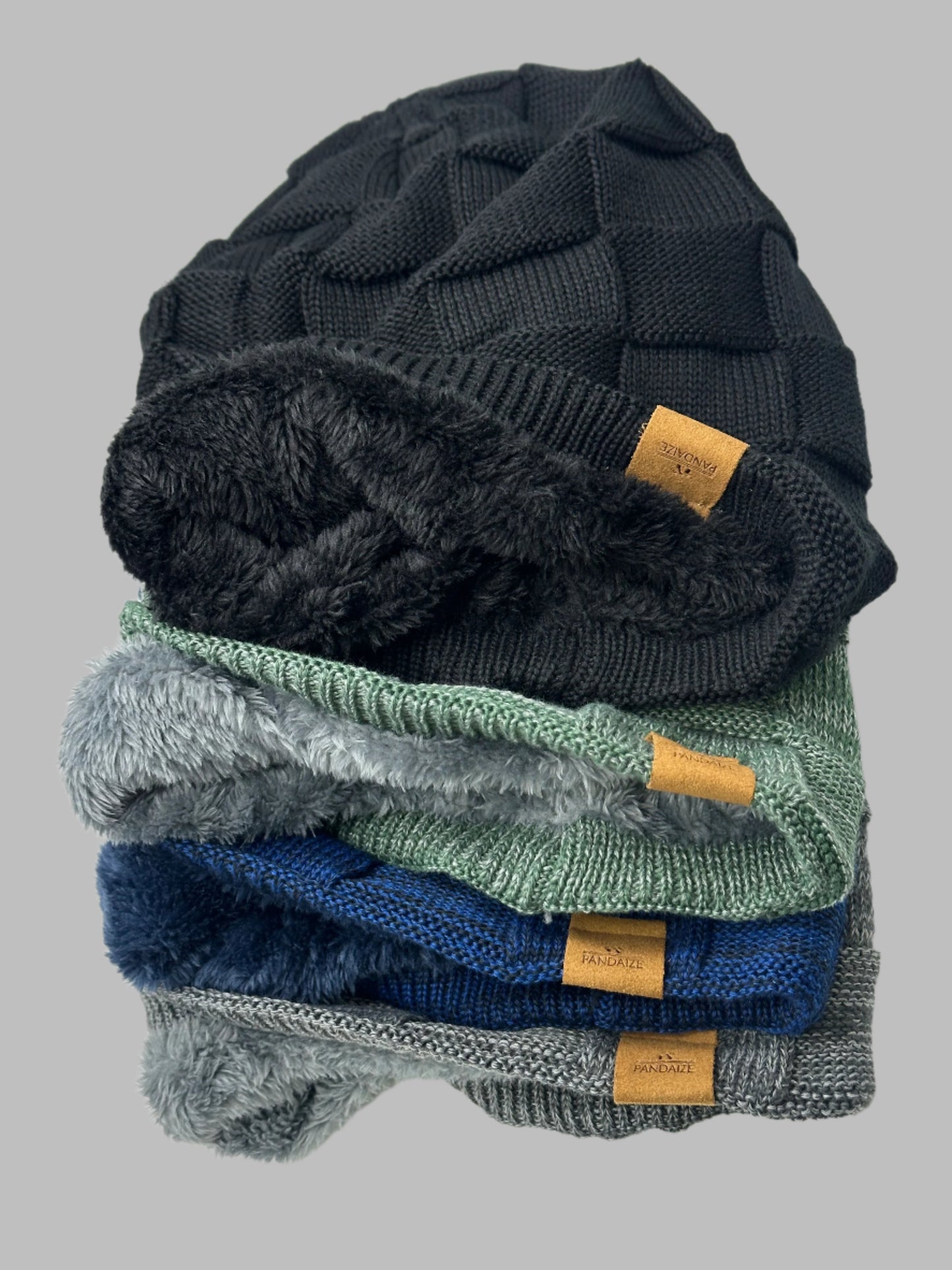 Luxe-Knit Beanie - Soft Mixed-Color Unisex Winter Essential