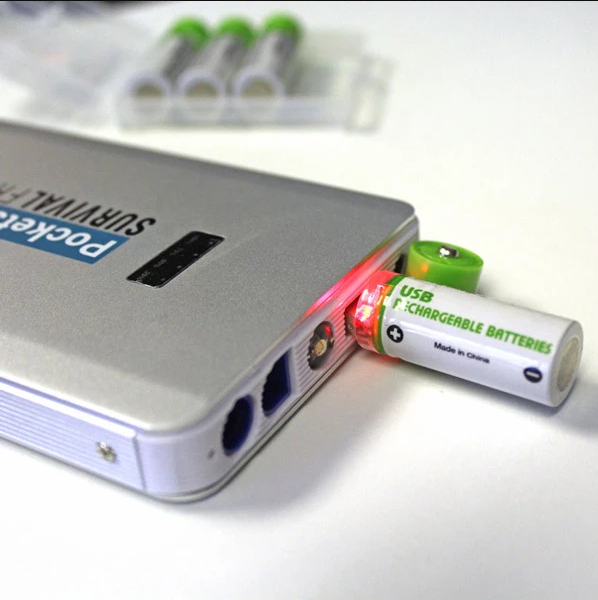 EASYPOWER USB RECHARGEABLE AA BATTERIES(1 pack included 2 pcs)Buy 2 Get 1  Free!(Add 3 to Cart to Get the 3rd for Free)
