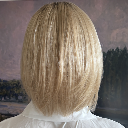 Theodora - Wigyy Ash Blonde Straight Layered Wigs