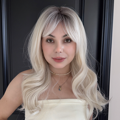 Imogen - Wigyy Blonde Curl Daily Use Wig with Bang