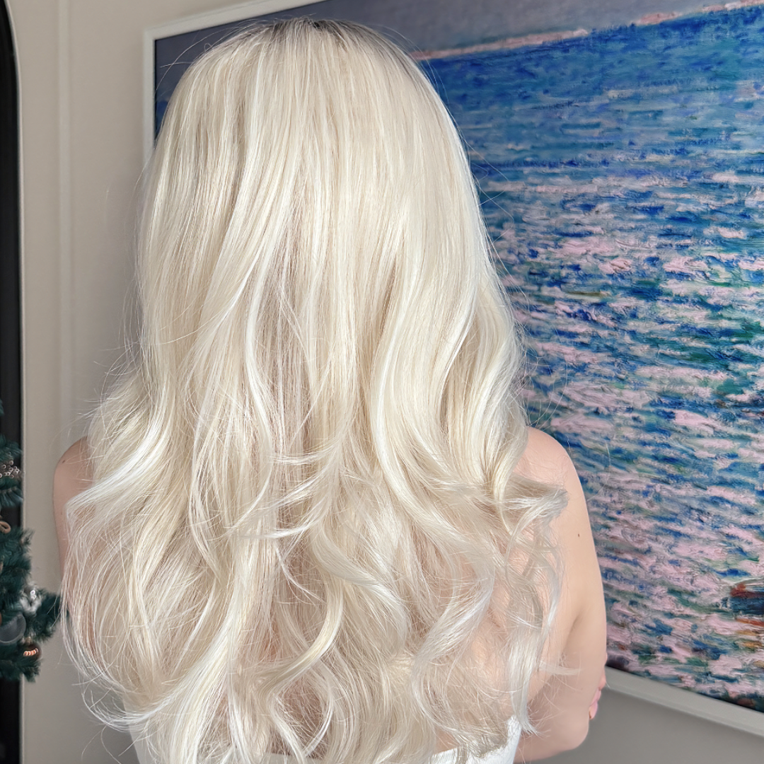 Imogen - Wigyy Blonde Curl Daily Use Wig with Bang