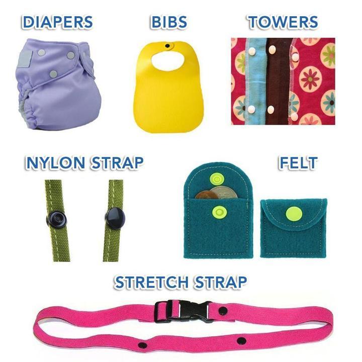 Snap & Clip Button DIY Set (150 Pcs Set)