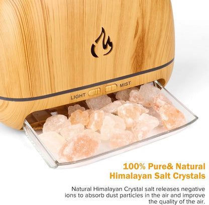 Woyuosn 3-in-1 Himalayan Salt Rock Scent Diffuser