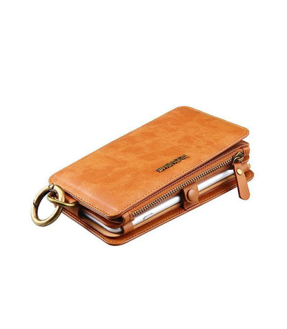 Classic Retro Stand Wallet Case for iPhone