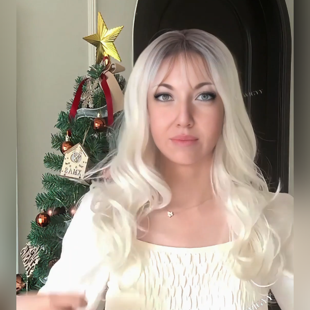 Imogen - Wigyy Blonde Curl Daily Use Wig with Bang