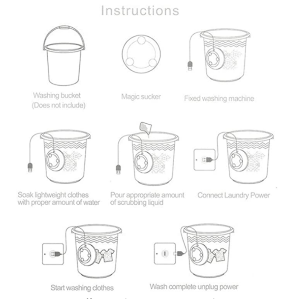 ULTRASONIC™ PORTABLE WASHING MACHINE