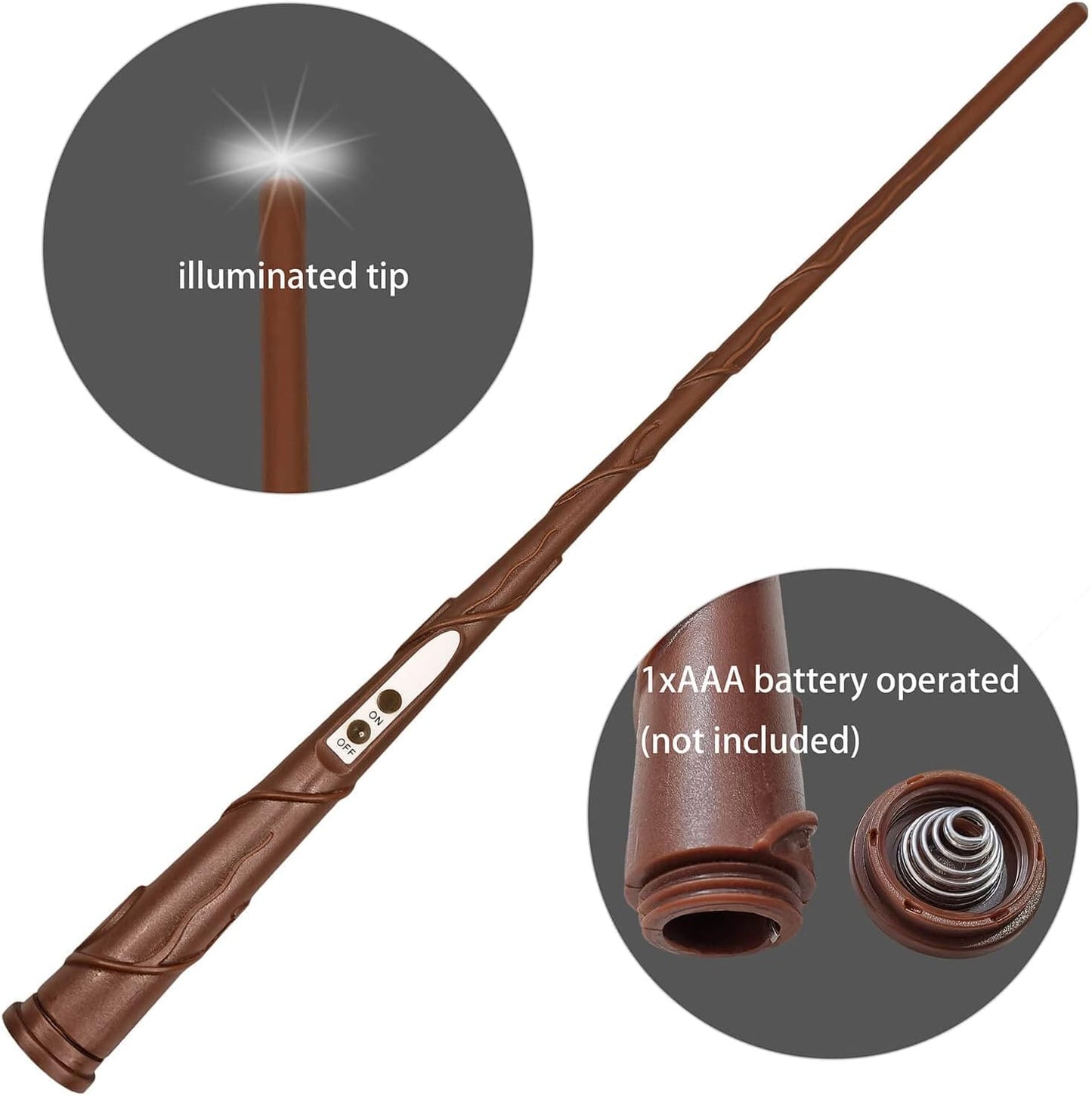 ✨ Floating Flameless Candles with Magic Wand – 20PCS Warm LED Lights for Halloween, Wedding & Party Decor