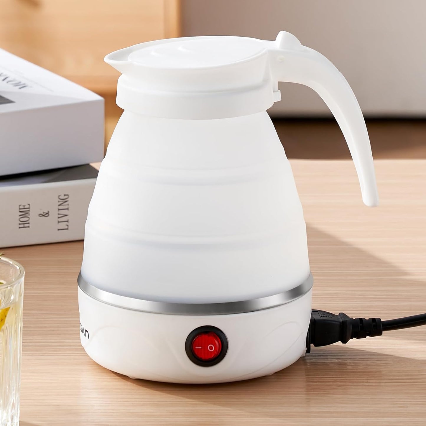 🎁Portable Foldable Electric Kettle, Collapsible, Stainless Steel