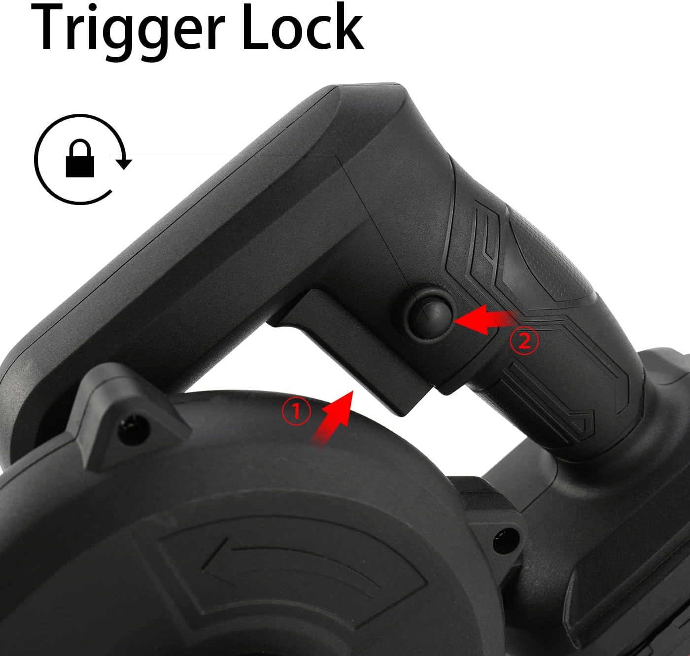 【🔥Big Sale🔥】Mini Hair Dryer Black, 2 in 1 Cordless Small Hair Dryer with 21v Lithium Battery, for Airing, Blowing Leaves, Removing Dust and Small Debris, Cars, Computer Hosts, Hard-to-Clean Corners