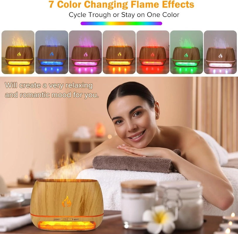 Woyuosn 3-in-1 Himalayan Salt Rock Scent Diffuser