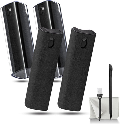 2-Pack Touchscreen & Gadget Cleaner Kit 💧✨ – Spray & Wipe for All Electronics 📱💻🖥️ & Car Screens 🚗