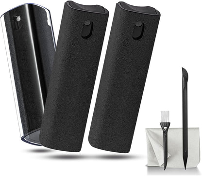 2-Pack Touchscreen & Gadget Cleaner Kit 💧✨ – Spray & Wipe for All Electronics 📱💻🖥️ & Car Screens 🚗