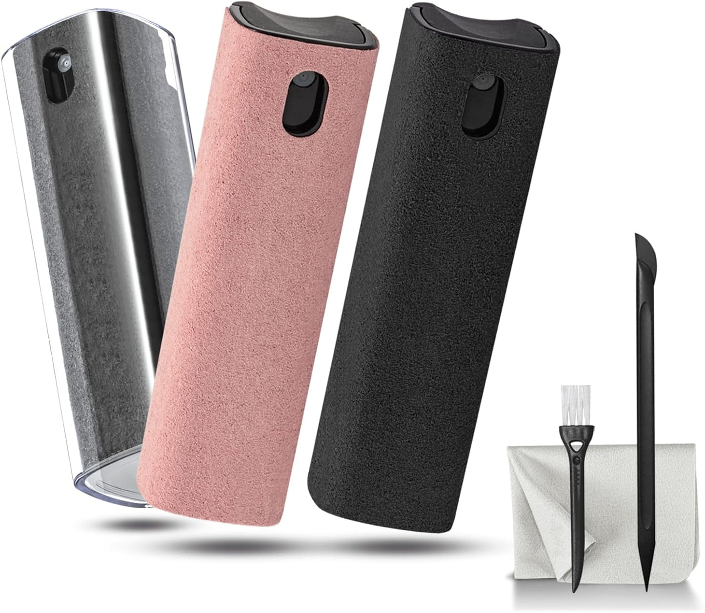 2-Pack Touchscreen & Gadget Cleaner Kit 💧✨ – Spray & Wipe for All Electronics 📱💻🖥️ & Car Screens 🚗