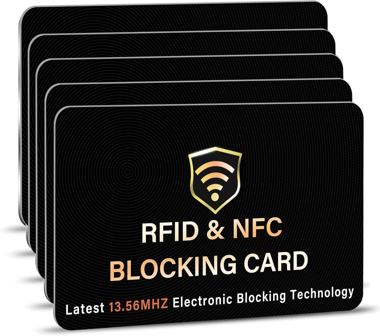 SynTech RFID Blocking Card – Protects Your Entire Wallet from Scanners & Digital Theft (Black)