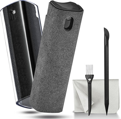 2-Pack Touchscreen & Gadget Cleaner Kit 💧✨ – Spray & Wipe for All Electronics 📱💻🖥️ & Car Screens 🚗