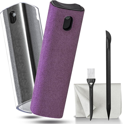 2-Pack Touchscreen & Gadget Cleaner Kit 💧✨ – Spray & Wipe for All Electronics 📱💻🖥️ & Car Screens 🚗