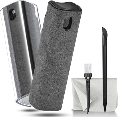 2-Pack Touchscreen & Gadget Cleaner Kit 💧✨ – Spray & Wipe for All Electronics 📱💻🖥️ & Car Screens 🚗