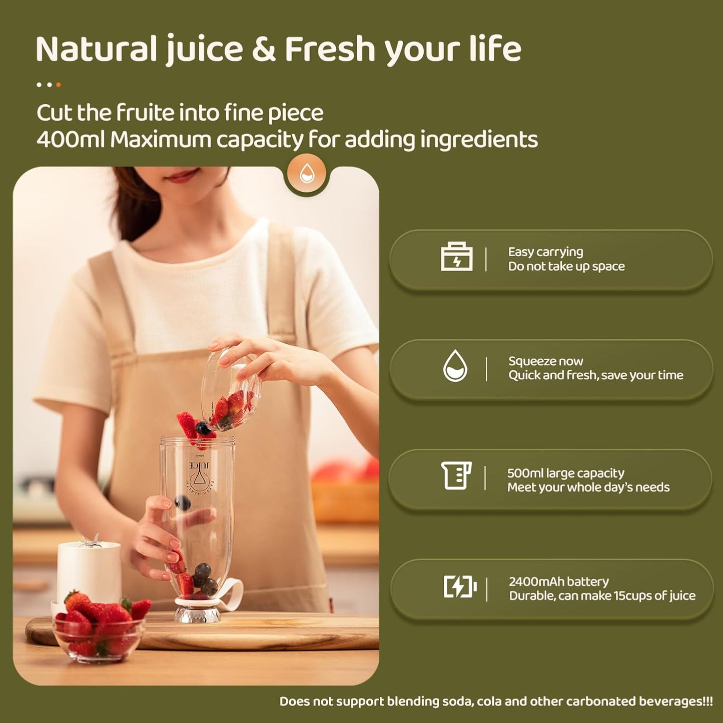 Portable juicer ✨ Fresh Energy Anywhere