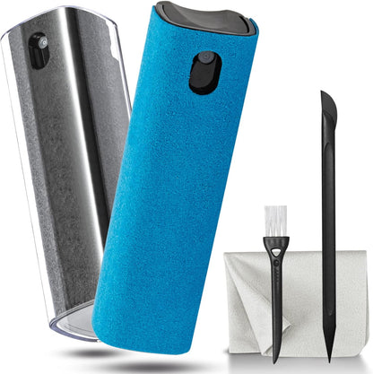 2-Pack Touchscreen & Gadget Cleaner Kit 💧✨ – Spray & Wipe for All Electronics 📱💻🖥️ & Car Screens 🚗
