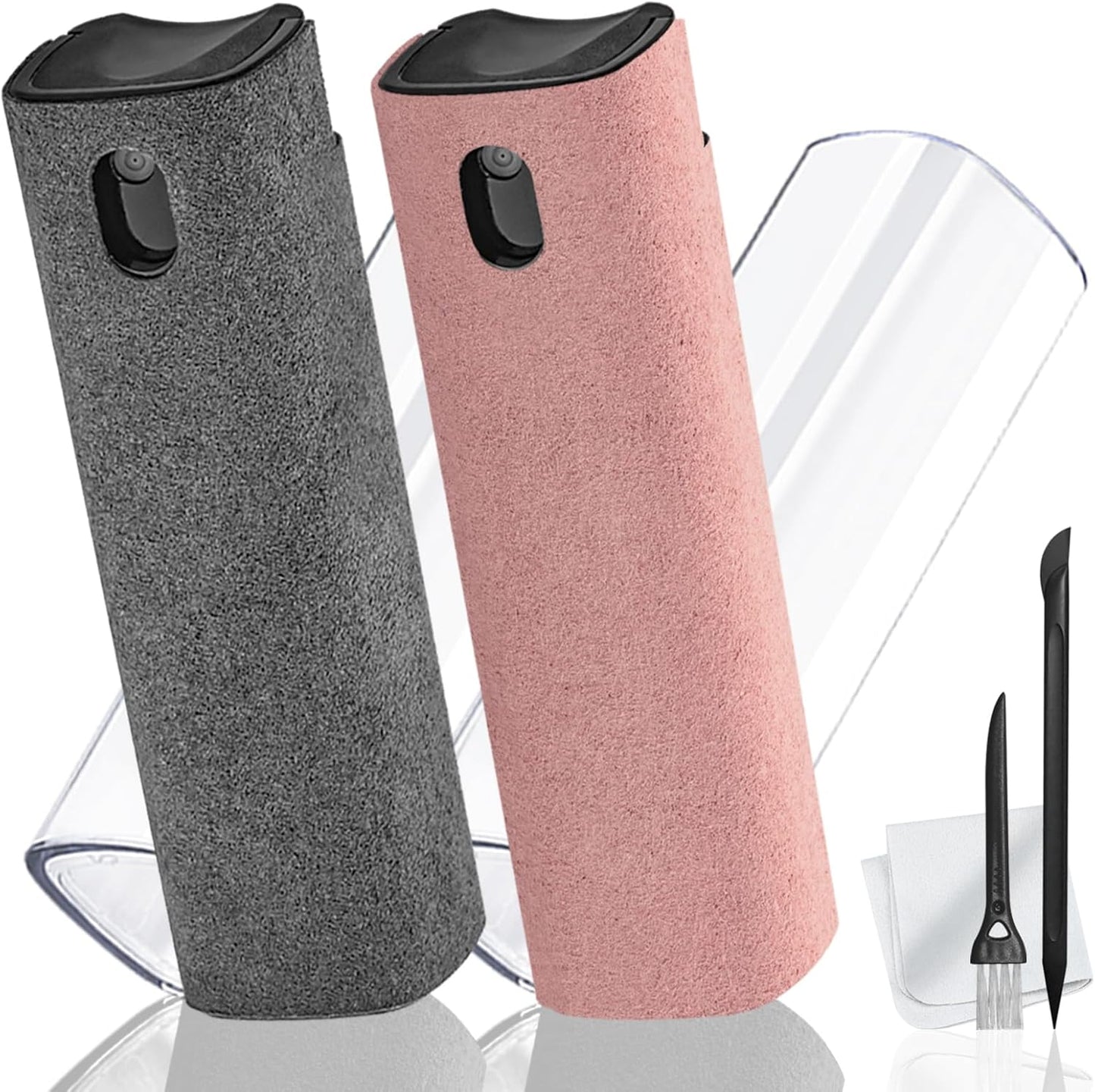 2-Pack Touchscreen & Gadget Cleaner Kit 💧✨ – Spray & Wipe for All Electronics 📱💻🖥️ & Car Screens 🚗