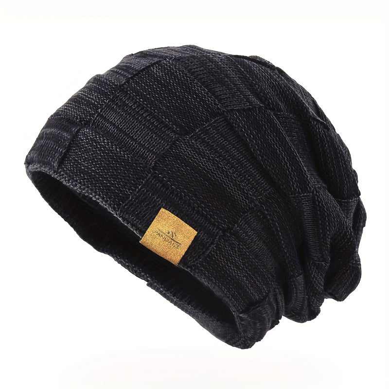 Luxe-Knit Beanie - Soft Mixed-Color Unisex Winter Essential