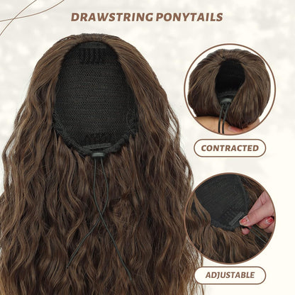 ✨Mega Curly Ponytail – Get Instant Glam and Gorgeous Volume! 🔥