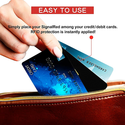 SynTech RFID Blocking Card – Protects Your Entire Wallet from Scanners & Digital Theft (Black)