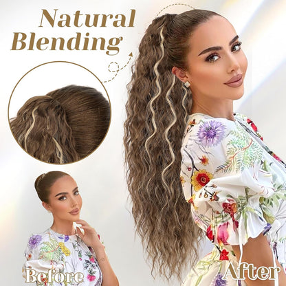 ✨Mega Curly Ponytail – Get Instant Glam and Gorgeous Volume! 🔥