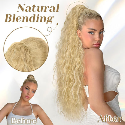 ✨Mega Curly Ponytail – Get Instant Glam and Gorgeous Volume! 🔥