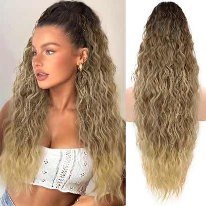 ✨Mega Curly Ponytail – Get Instant Glam and Gorgeous Volume! 🔥