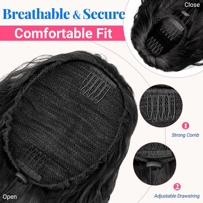 ✨Mega Curly Ponytail – Get Instant Glam and Gorgeous Volume! 🔥