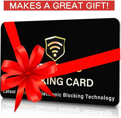 SynTech RFID Blocking Card – Protects Your Entire Wallet from Scanners & Digital Theft (Black)
