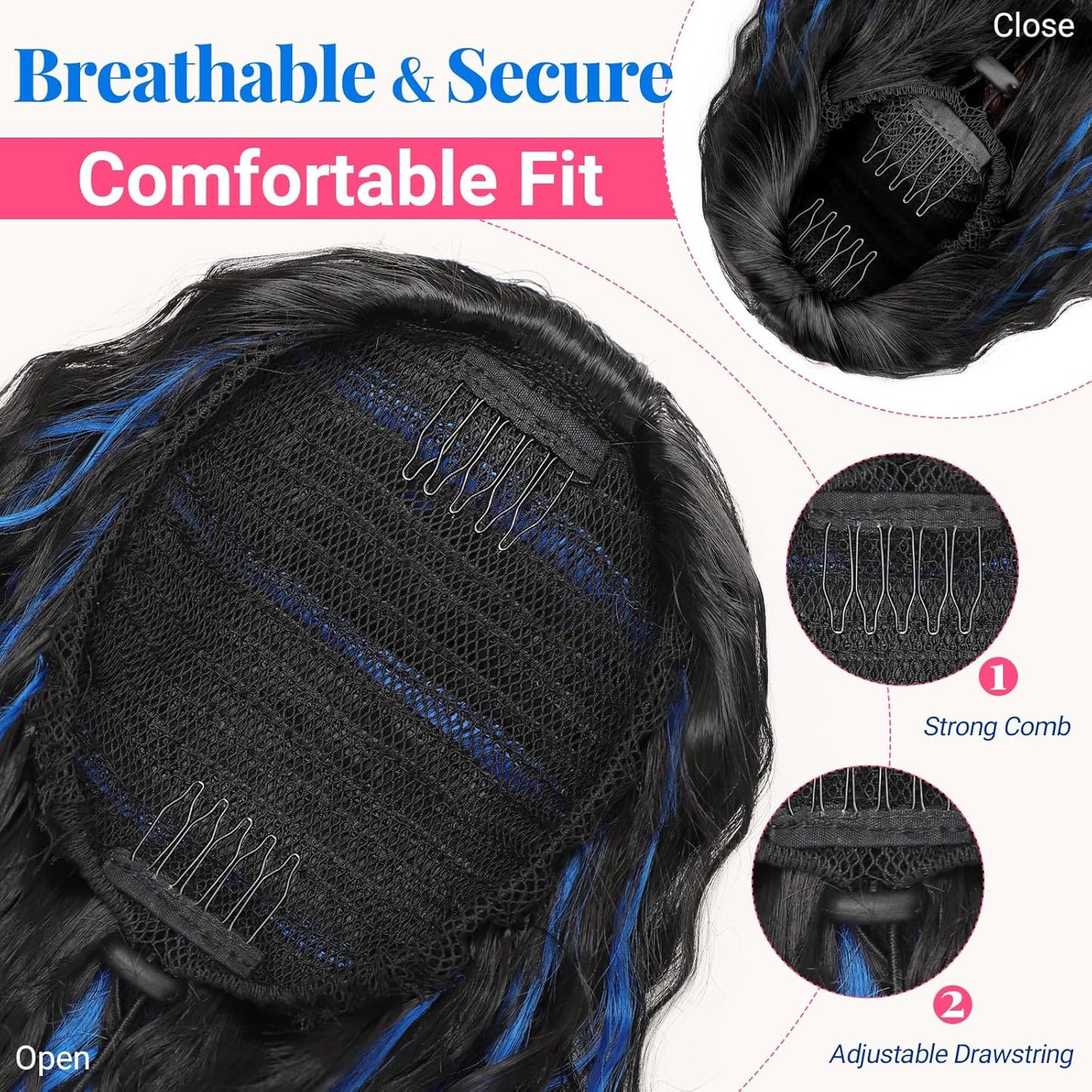 ✨Mega Curly Ponytail – Get Instant Glam and Gorgeous Volume! 🔥