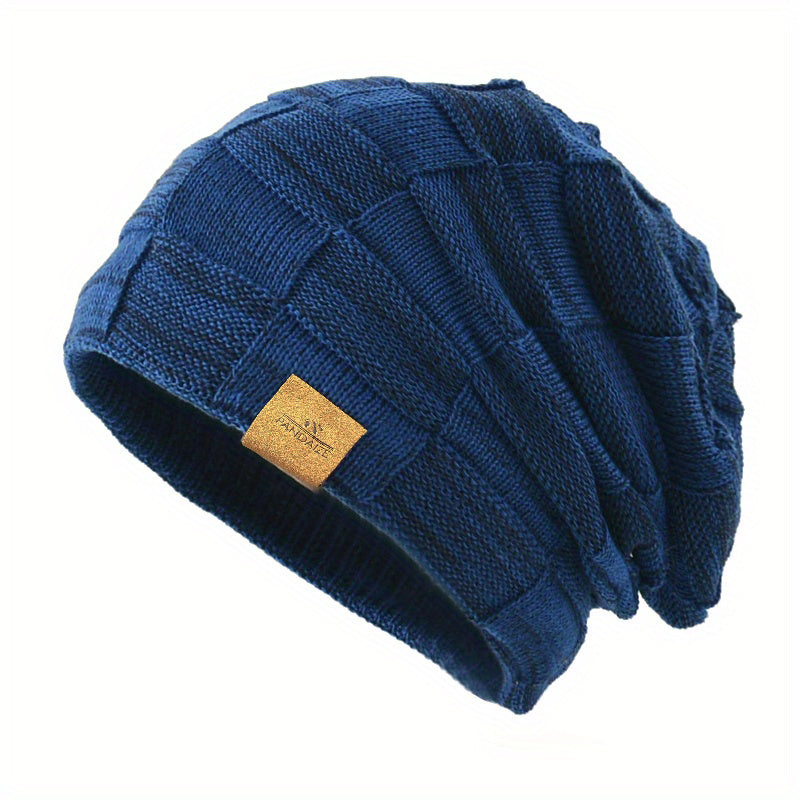 Luxe-Knit Beanie - Soft Mixed-Color Unisex Winter Essential