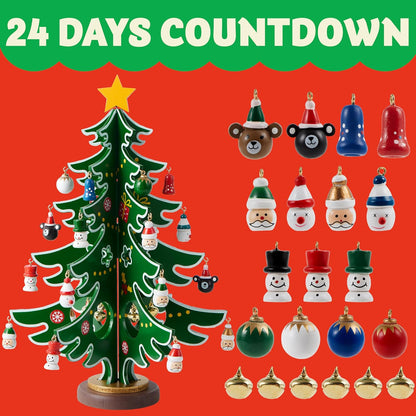 🔥Last Day 49% OFF - 🎅🎄24 Days Countdown Calendar with Christmas Tree