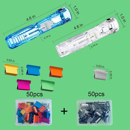 Staple-Free Clip Binder Set