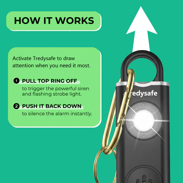 Tredysafe Personal Alarm – First Order Special! 🔥