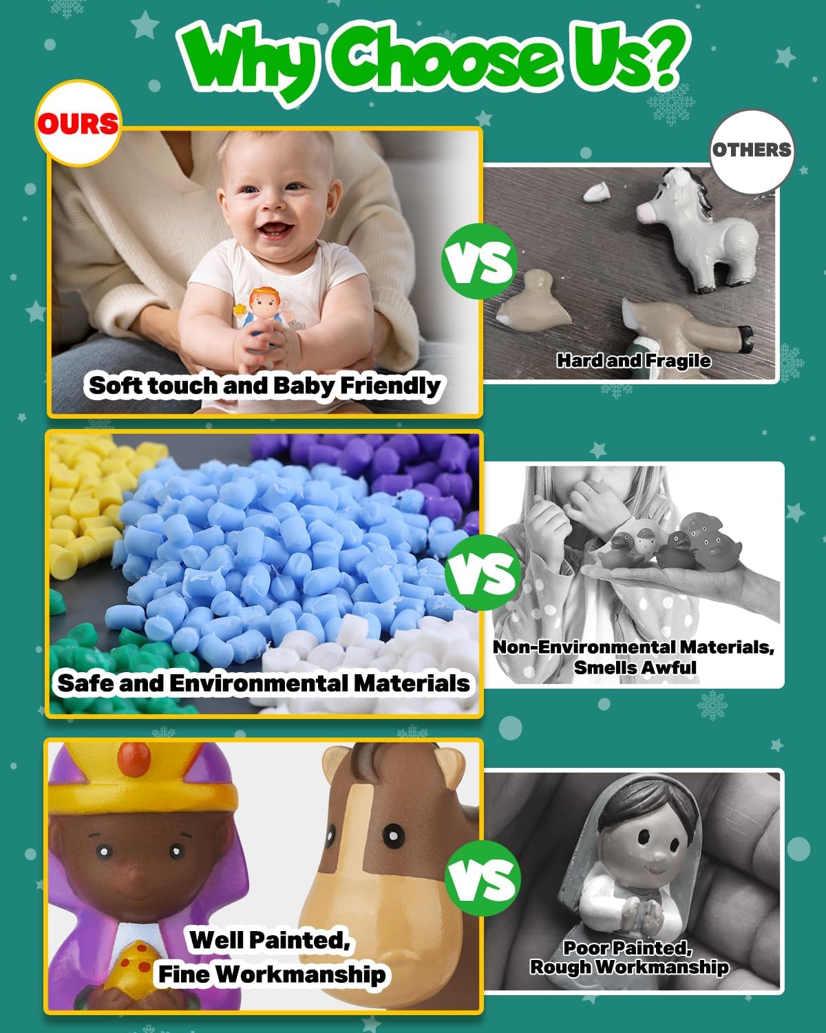 🏆2025 Nativity Advent Calendar (25pcs) 💯NONTOXIC & ODORLESS