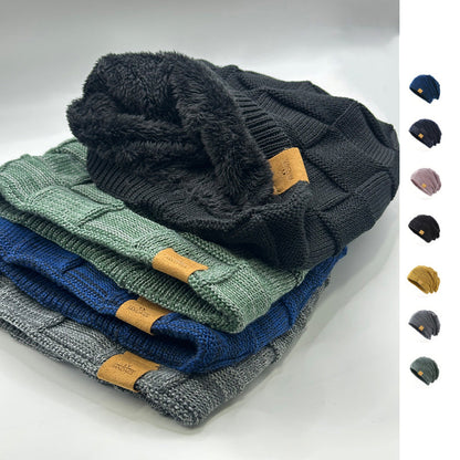 Luxe-Knit Beanie - Soft Mixed-Color Unisex Winter Essential