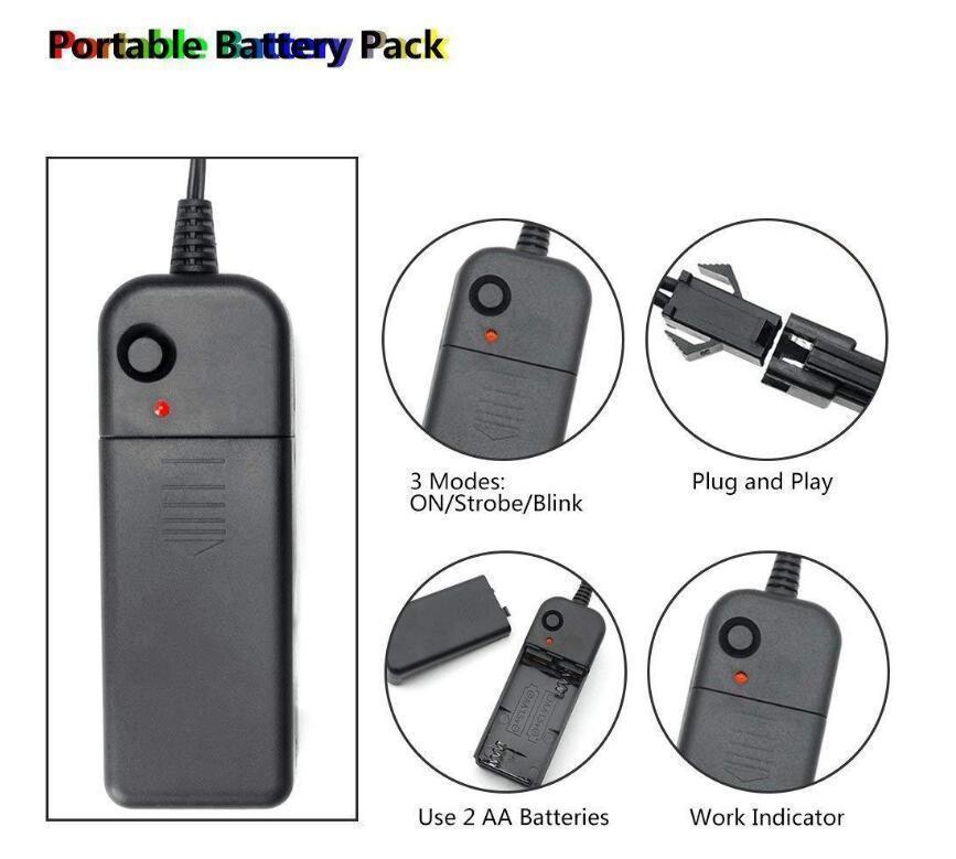 RGB COLOR LIGHT UP LED STICK FIGURE KIT