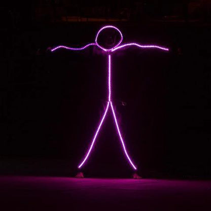 RGB COLOR LIGHT UP LED STICK FIGURE KIT