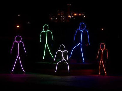 RGB COLOR LIGHT UP LED STICK FIGURE KIT