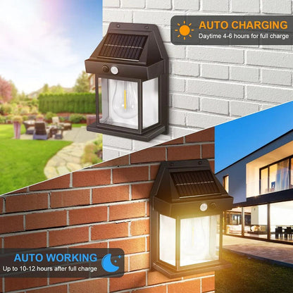 🌞 Outdoor Solar Wall Light 💡 – Motion Sensor, Waterproof & Energy-Saving | First Order Sale 🎉