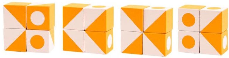 Puzzle Building Cubes